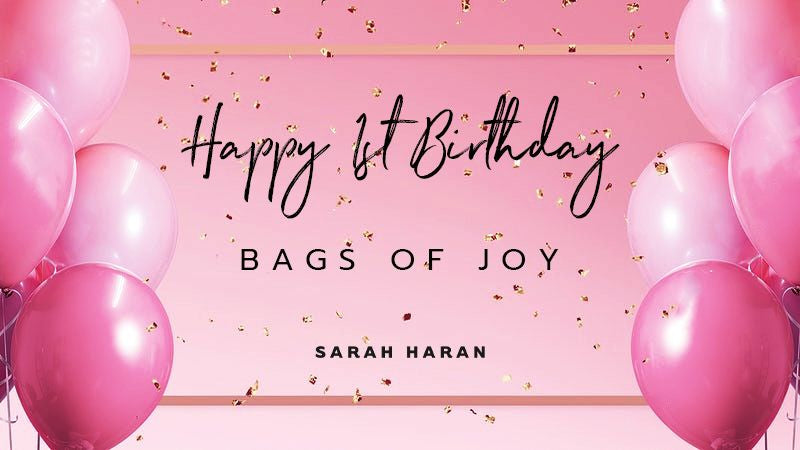 The SHcoop-Happy First Birthday Bags of Joy!-Sarah Haran Luxury Italian Leather Handbags