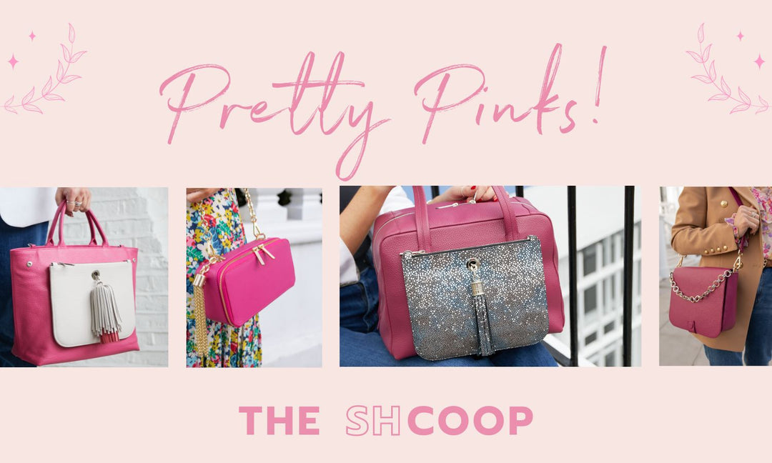 The SHcoop-Pretty Pinks-Sarah Haran Luxury Italian Leather Handbags