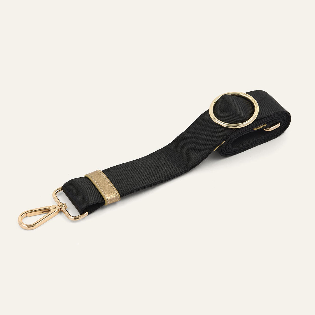 Black River Strap with Gold hardware front 1 | B01-G