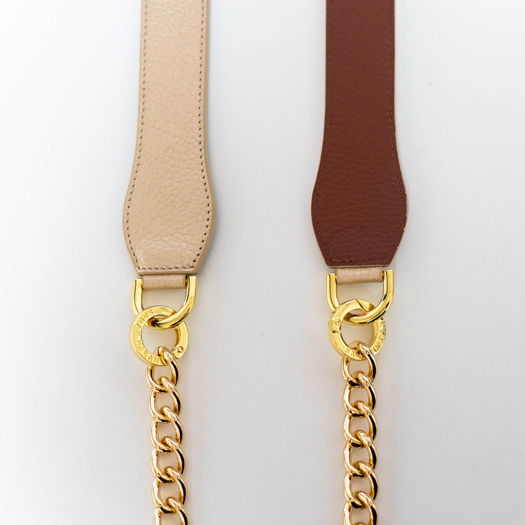 Gemini Strap - Textured-Restyle Accessories-Sarah Haran Accessories-Gold-Soft Metallic Gold Nutshell-Sarah Haran Accessories