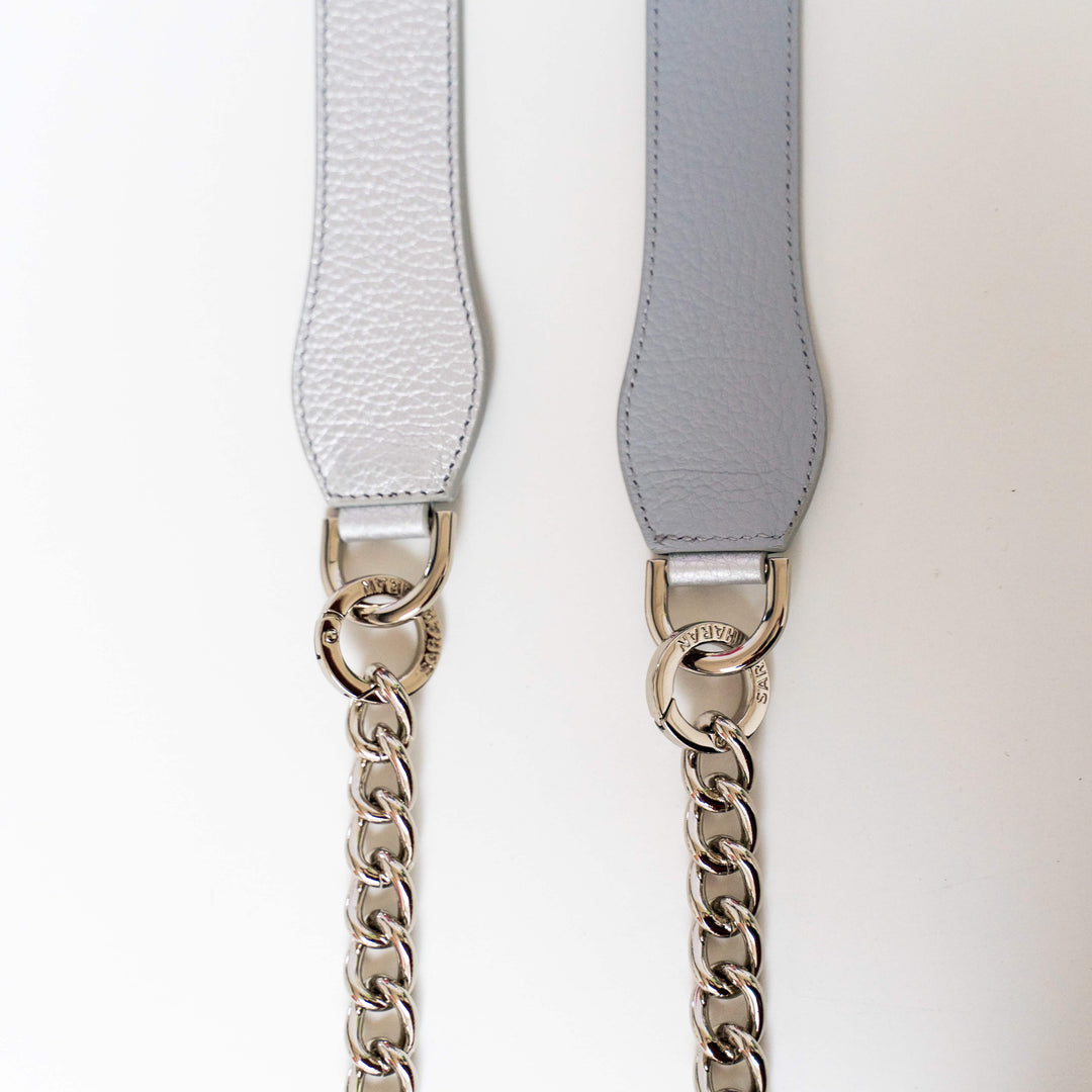 Gemini Strap - Textured-Restyle Accessories-Sarah Haran Accessories-Silver-Soft Metallic Silver Aluminium-Sarah Haran Accessories