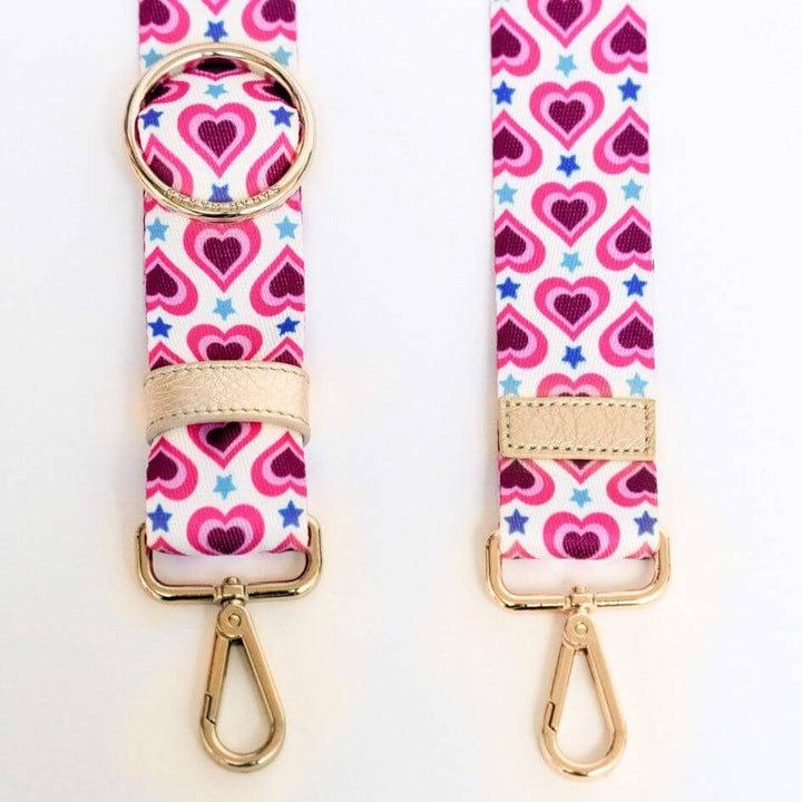 River Strap-Restyle Accessories-Sarah Haran Accessories-Gold-Pink Heart-Sarah Haran Accessories