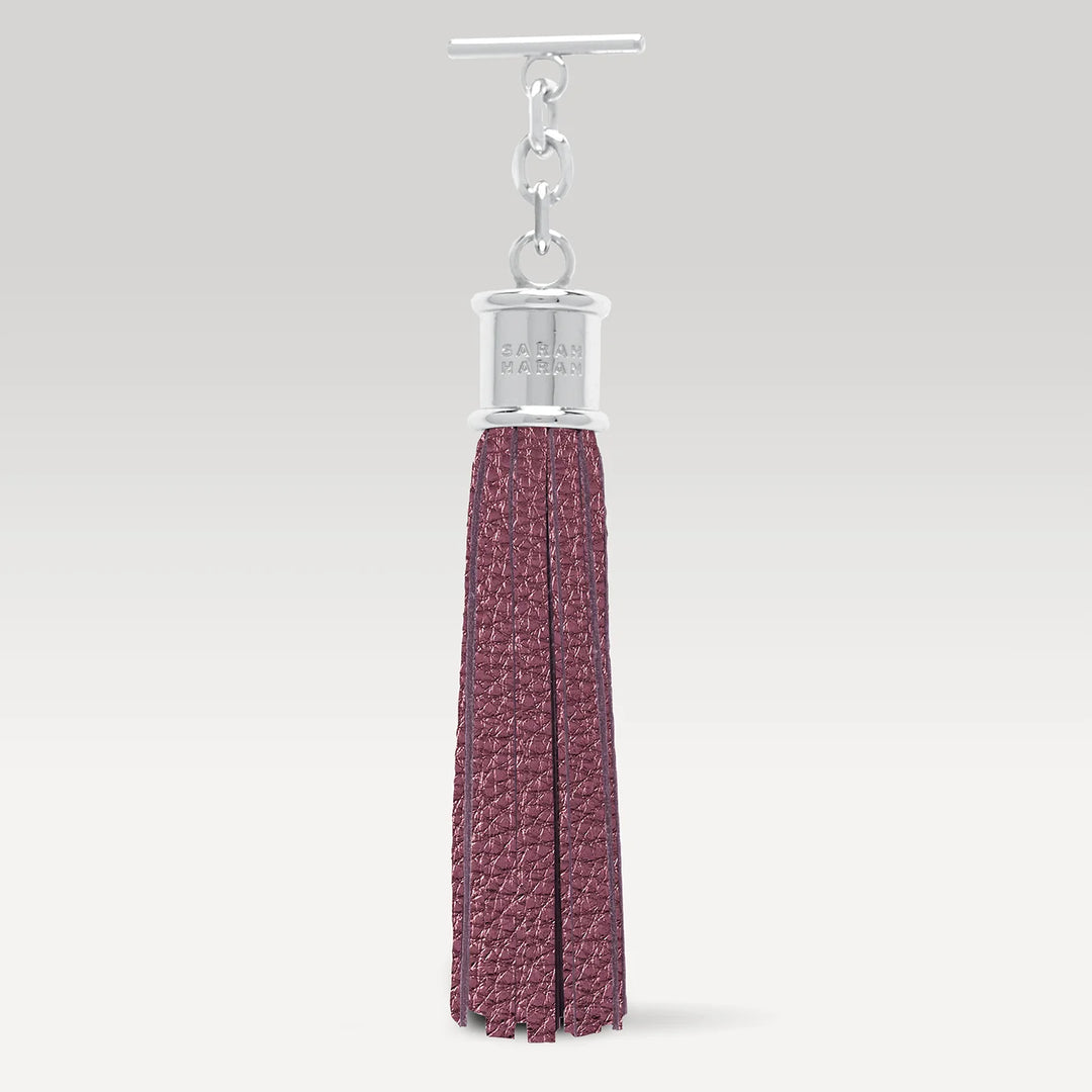 Capsule Tassel - Textured-Restyle Accessories-Sarah Haran Accessories-Silver-Metallic Purple-Sarah Haran Accessories