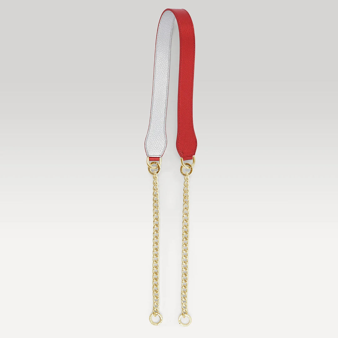 Gemini Strap - Textured-Restyle Accessories-Sarah Haran Accessories-Gold-Metallic Red Soft Metallic Silver-Sarah Haran Accessories