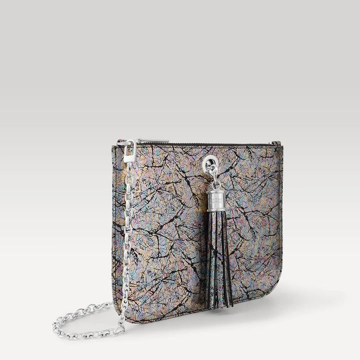 Ivy - Limited Edition-Handbag-Sarah Haran Accessories-Silver-Black Cosmic-Sarah Haran Accessories