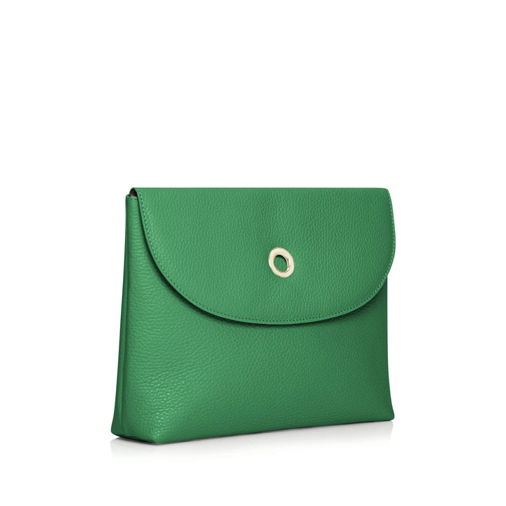 Jasmine Crossbody-Handbag-Gold-Emerald-Sarah Haran Accessories