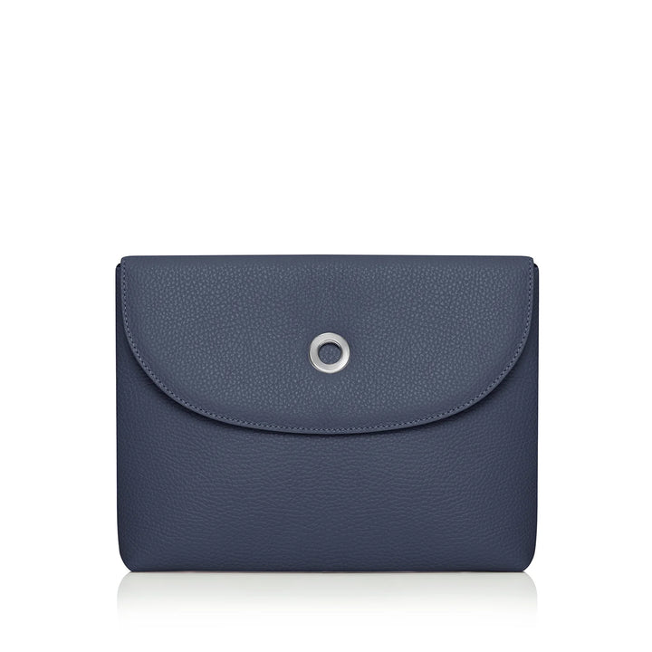 Navy Sarah Haran Jasmine Crossbody Sale with Silver hardware front | U01-S