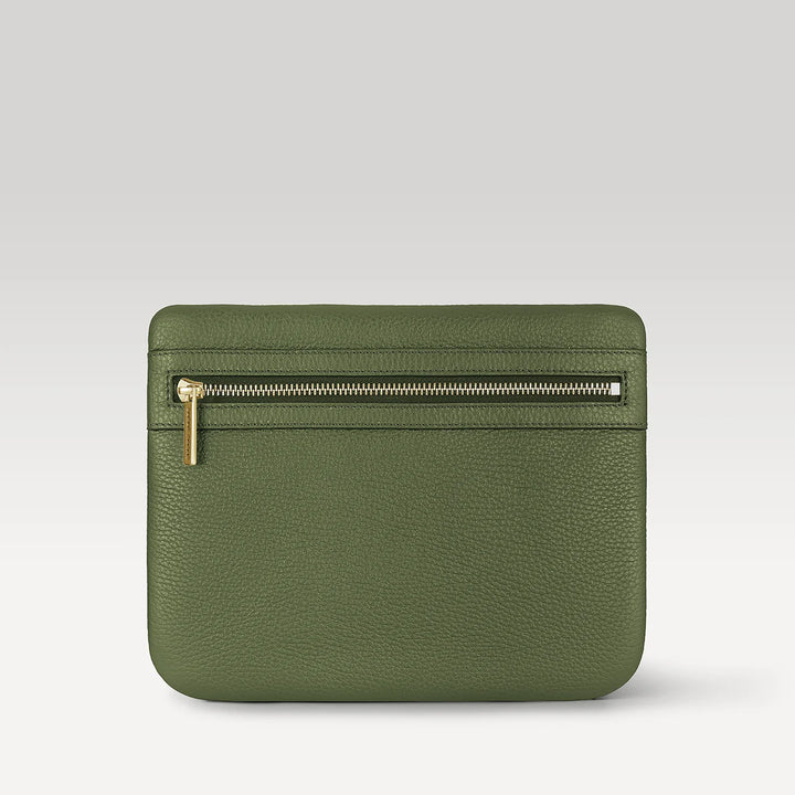 Mia Pouch-Handbag-Sarah Haran Accessories-Gold-Olive-Sarah Haran Accessories