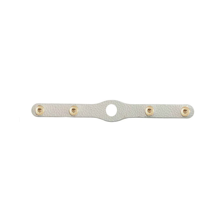 Porcelain Sarah Haran Deco Connector Mini Popper with Gold hardware front 1 | C02-G