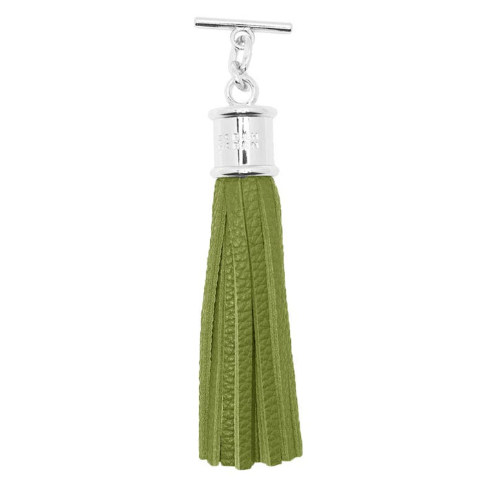 Capsule Tassel - Pop of Colour-Restyle Accessories-Sarah Haran Accessories-Silver-Olive-Sarah Haran Accessories